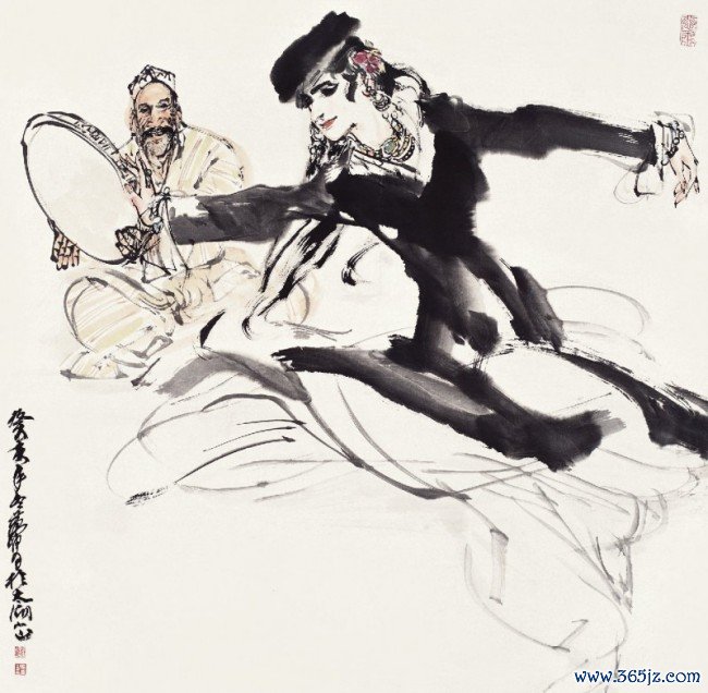 黄胄先生对我画图和教学的影响